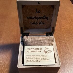 Holzkern Wooden Single Box New Made From Fine-Grained Catalpa Wood